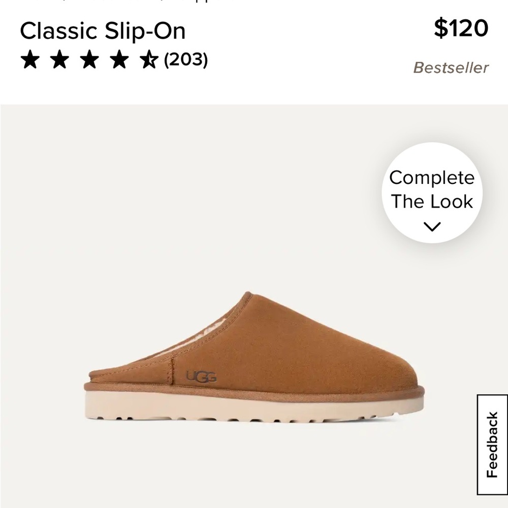 UGG Men's Slip-On Loafers in Brown